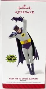 BATMAN HALLMARK 2014 BATMAN 1966 TV SHOW Adam West KEEPSAKE CHRISTMAS ORNAMENT - Picture 1 of 1