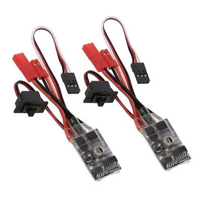 2pcs 10A ESC Brushed Speed Controller w/Brake 2S For RC Mini Car Boat Tank - Image 1 of 4
