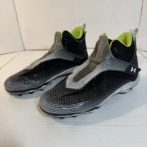 Tacchetti Uomo 12 Under Armour Evidenziatore Hammer Mc Calcio Nero Pellet Proteggi - Foto 1 di 22