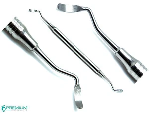 Scraper Curved Elevator Periosteal Dental Grafting Surgical Instruments - Picture 1 of 4