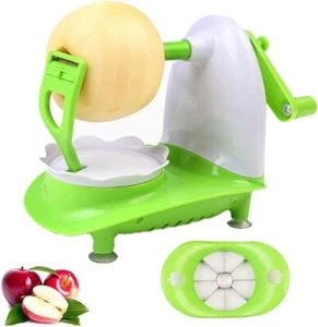 Apple Fruit Peeler Cutter Corer Slicer Stainless Steel Blades Powerful Divider - Picture 1 of 7