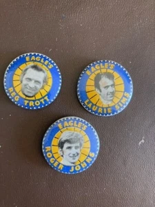 EASTBOURNE EAGLES EARLY 1970S TIN SPEEDWAY BADGES X 3 - Picture 1 of 1