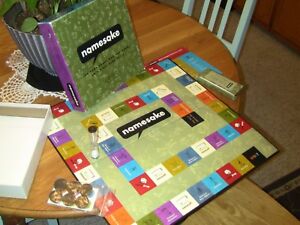 Namesake Board Game Trivia Used 1996 complete ages 12 to 112
