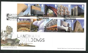 2017 - Land & Buildings FDC - Architect Way, Plymouth Postmark - Bild 1 von 1