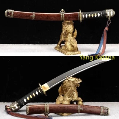 98 Type Military Short Sword Japanese Katana Samurai Sword Battle Tanto #1027 - Image 1 of 4