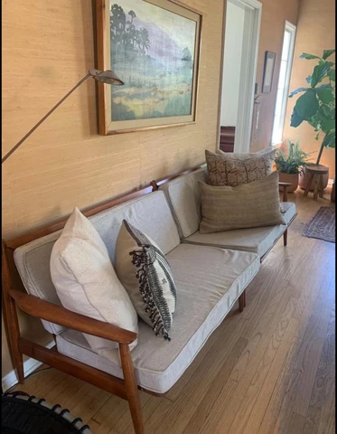 Mid Century Danish Modern Sectional Couch by Viko Baumritter Cover