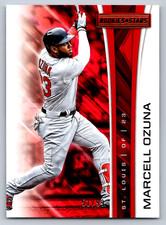 2018  Panini Chronicles #20 Marcell Ozuna Cardinals SN 51/99 Baseball Card