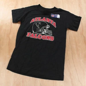 nwt Atlanta Falcons t-shirt YOUTH MEDIUM vtg 90s usa single stitch trench nfl - Picture 1 of 6