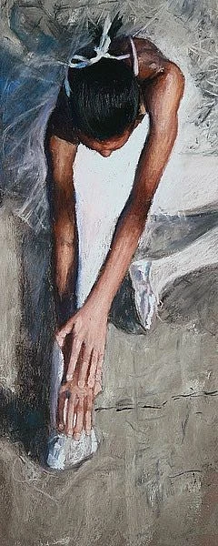 Bailarina elástica de Richard Wilson 12 x 26 pulgadas Tamaño papel nuevo sin marco Foto 1 de 1