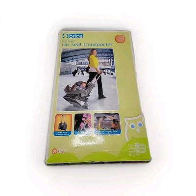 Car Seat Transporter - Brica Roll N Go  Safe Sit Fold Flat Easy Use Carrier - Image 1 of 4