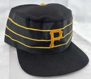 Vintage 70er Pittsburgh Pirates Pillbox Snapback Streifen Hut Union Made USA - Bild 1 von 18
