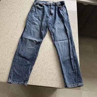 Zara Women’s Jeans Size EU40 UK 12 Straight Leg High Rise 7/8 Length - Image 1 of 4
