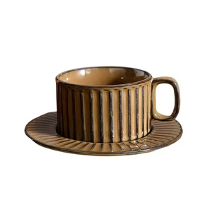 Chinesischer Stil Keramik Kaffee Tasse und Geschirr Set Kreative Geschenk T7167 - Bild 1 von 7