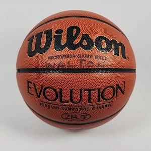 Wilson Evolution 28.5" Basketball Size 6 Orange WTB0586 Microfiber Game Ball - Picture 1 of 11