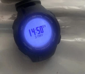 Garmin Forerunner 210 Orologio GPS Nero TESTATO✅✅ + Cavo Garmin OEM NO CINTURINO - Foto 1 di 5