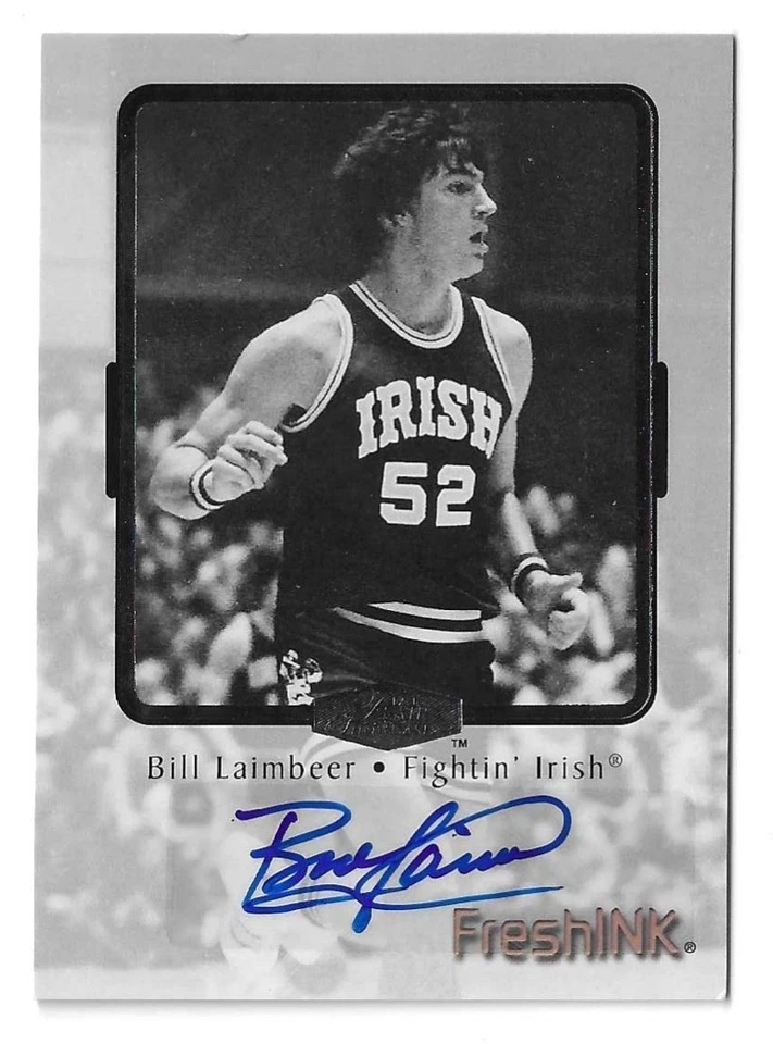 🏀 2012-13 Fleer Retro "Tinta Fresca" Bill Laimbeer Autógrafo #SFI-BL – Detroit Pis Foto 1 de 1