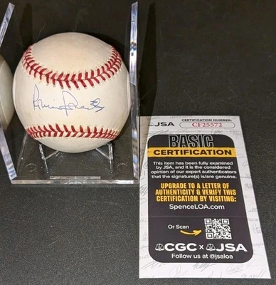 Robin Roberts Philadelphia Phillies HOF Signed Rawlings ONL Ball JSA - Image 1 of 4