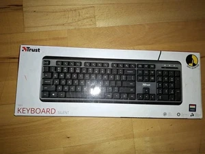 Trust Ody Silent Keyboard Tastatur Tippen Computer Schwarz Qwerty Layout Neu Ovp - Bild 1 von 2