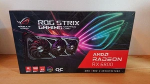 Asus Rog Strix Rx 6800 Xt Gaming Oc 16Gb Gddr6 Graphics Card - Picture 1 of 7