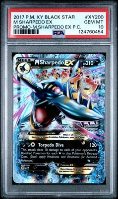 PSA 10 M Sharpedo EX XY200 Pokemon XY Black Star Promo Premium Collection - Image 1 of 2