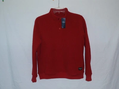 NUEVO CON ETIQUETAS Abercrombie Niños Rojo Malvavisco Suave Sudadera Pullover Top 11 12 Foto 1 de 4
