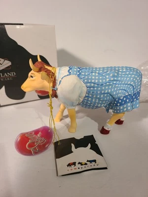 Cow Parade Wizard Of Oz Dorothy Cow 2002 #7241 Westland Giftware New In Box - Image 1 of 4