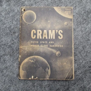 Vintage 1969 Cram's Outer Space World Globe Handbook Astronomy Science Softcover - Picture 1 of 5