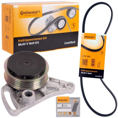 CONTINENTAL CTAM KEILRIPPENRIEMEN-SATZ passend für AUDI A4 A6 CABRIOLET SKODA - Bild 1 von 3