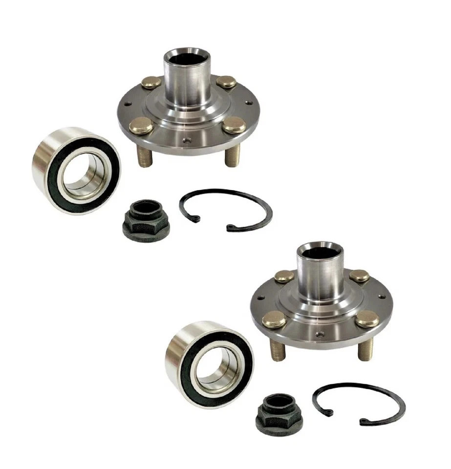 Par de bujes y cojinetes de rueda delanteros para Honda Civic del Sol 93-97 (sin ABS, exc. VTEC) Foto 1 de 1