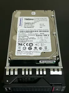 Lenovo ThinkServer 600GB 10K 2.5" 6Gb SAS Hot Swap Hard Drive 67Y2621  - Picture 1 of 1