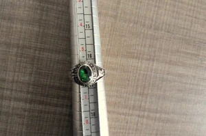 1997 Cheyenne High School Class Ring with emerald stone - Size 6 - Antique Ring - Picture 1 of 9