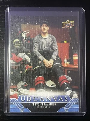 2023-24 Upper Deck Series 2 Hockey Teuvo Teravainen UD Canvas Hurricanes C137 - Image 1 of 2