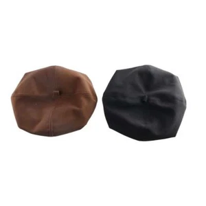 Harajuku Woolen Beret Hat Newsboy Cap Octagonal Cap Retro Painter Hat Ladies - Picture 1 of 15