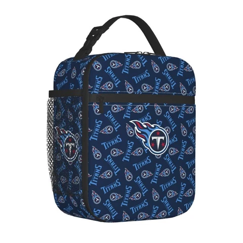 Tennessee Titans Portable Insulated Lunchbag Fresh-keeping Picnic Bags Print Cover
