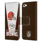 Nfl Cleveland Browns Logo Art Leather Book Wallet Case For Apple Ipod Touch Mp3