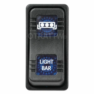 OTRATTW Carling Tech Contura X Rocker Switch, Polaris, LIGHT BAR, BLUE LENS - Picture 1 of 4