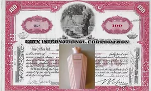 1950 COTY INTERNATIONAL COSMETICS & BEAUTY PRODUCTS SOCIETY £ - Picture 1 of 3