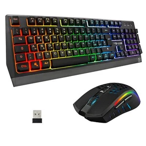 THE G-LAB Combo Tungsten - Kabellose Gaming-Tastatur mit Hintergrundbeleuchtu... - Bild 1 von 7