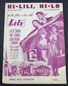 Hi-Lili, Hi-Lo - Helen Deutsch, Bronislau Kaper 1952 - Sheet Music Leslie Caron - Picture 1 of 4