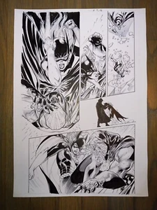 BATGIRL 4 pg 16 INCREDIBLE FIGHT PAGE  BATGIRL VS THE MIRROR STUNNING PIECE WOW - Picture 1 of 3