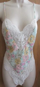 Victoria's Secret 1990er Multi Pastell PINK MEGA Spitze 1 Stück Teddy Gr. S - Bild 1 von 10