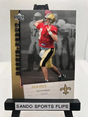 2006 Upper Deck Drew Brees Rookie Debut #60 New Orleans Saints ~ $.99 Shipping! - Image 1 of 4