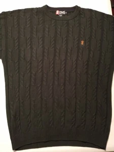 Chaps Ralph Lauren Green Sweater Pullover Very Nice Heavy Comfortable XL - Picture 1 of 11