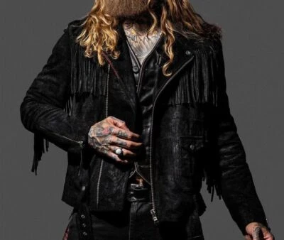 Men's Black FringeSuede Leather Jacket 100%Soft Lambskin Stylish Slim Fit jacket - Image 1 of 4