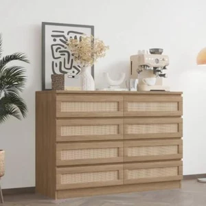๐ฅโ
8 Drawer Modern Rattan Dresser Chest Versatile Storage Solution for Entryway - Picture 1 of 7