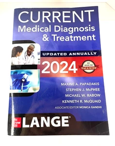 CURRENT Medical Diagnosis and Treatment 2024 - 63rd Edition - READ - Picture 1 of 5