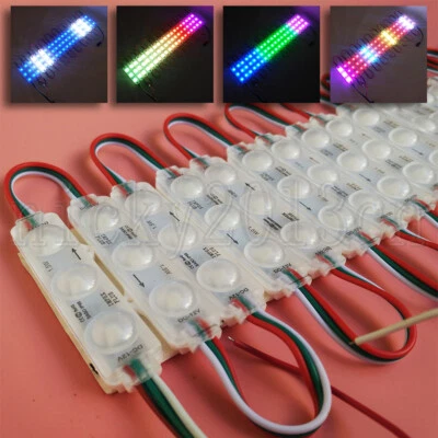 12V WS2811 5050 RGBIC LED Module Light Strip Addressable Dream Color Chasing - Image 1 of 4