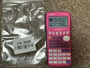 Casio FX-9750GII Graphing Calculator - Pink (No cover) - Picture 1 of 3