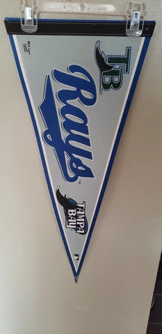 TAMPA BAY RAYS  BASEBALL MLB VINTAGE FELT PENNANT 03/26/22 Cover
