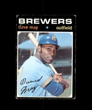 1971 TOPPS BASEBALL CARD MILWAUKEE BREWERS  #493 DAVE MAY